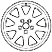 Caicos - 16in wheel for Jaguar X-Type